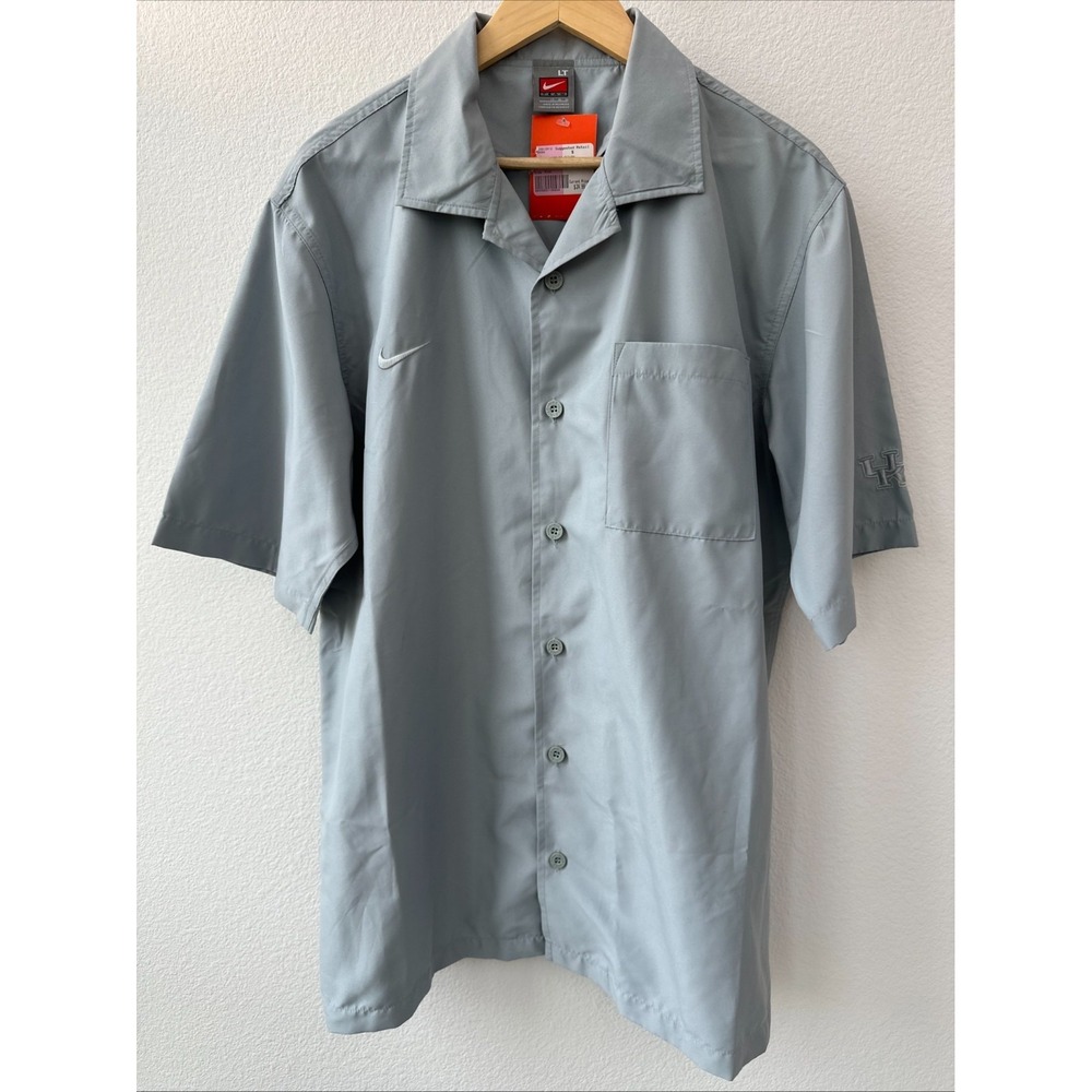 Team Nike ELITE University of Kentucky UK Wildcats Button Up Size Large